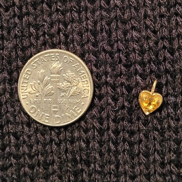 14K Necklace with Jade Fruit and 14K Michael Anthony Charm - Picture 5 of 8